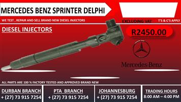Mercedes Sprinter Delphi Diesel Injectors 