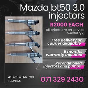 MAZDA BT50 3.0 INJECTORS FOR SALE WITH WARRANTY 
