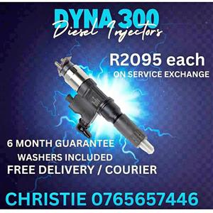 Dyna 300 Diesel Injectors for sale with 6month Guarantee