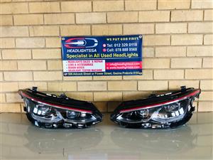 VW Golf 8 GTI (IQ Light) left and right side xenon headlights