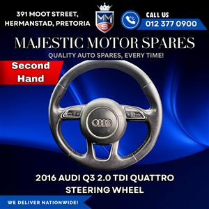  2016 Audi Q3 2.0 TDI Quattro Steering Wheel for Sale – Used 