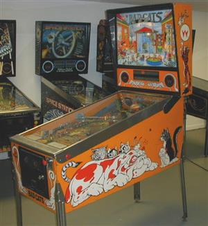 Bad Cats Williams Pinball Machine for Sale