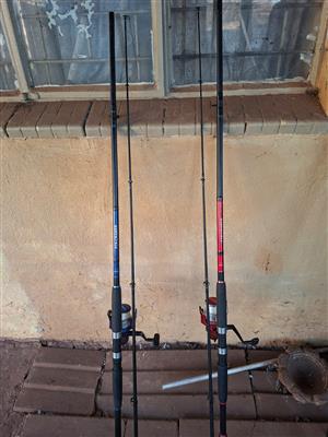 Fishing rods and reels