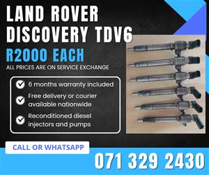 LAND ROVER DISCOVERY TDV6 INJECTORS FOR SALE WITH WARRANTY 