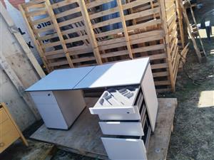 Two piece office desk