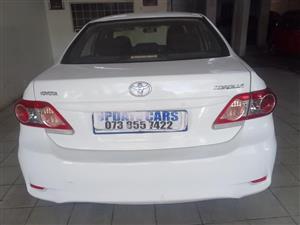 2011 Toyota corolla professional 1.3 White colorManual,  Petrol 