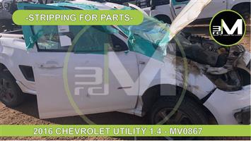 2016 CHEVROLET UTILITY 1.4 (STRIPPING FOR PARTS)