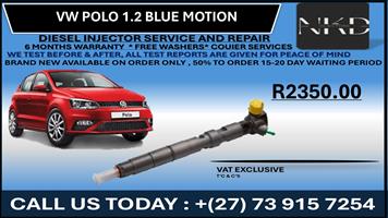 VW Polo 1.2L Diesel Injectors 