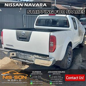 NISSAN NAVARA STRIPPING FOR SPARES