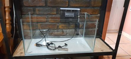 Selling this fish tank with accessories   15 gallon tank Sobo slim filter Lansen