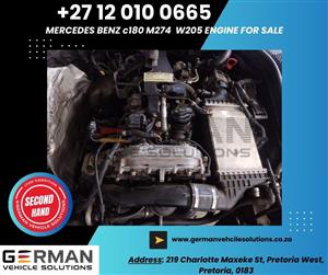 Mercedes Benz c180 m274 w205 engine for sale used 