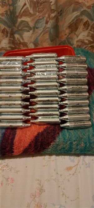 Co2 canisters 12 gram for a air gun. 