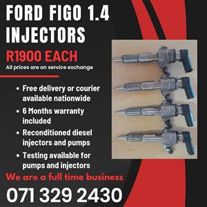 FORD FIGO 1.4 INJECTORS FOR SALE WITH WARRANTY 
