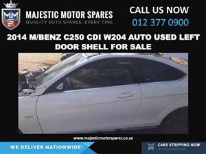 2014 Mercedes Benz Merc C250 CDI W204 Auto Used Left Door Shells for Sale
