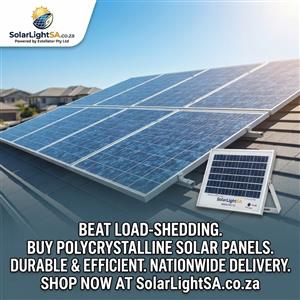 Affordable Polycrystalline Solar Panels For Sale in South Africa