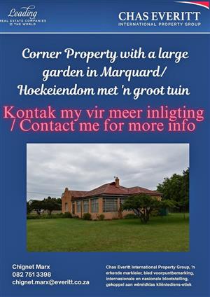 Three-Bedroom Corner Property with a Large Garden