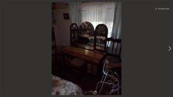 Bed Set and Head board Antique