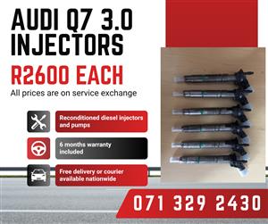 AUDI Q7 3.0 INJECTORS FOR SALE WITH WARRANTY 