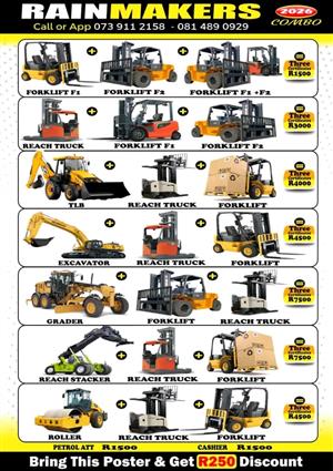 FORKLIFT + PETROL ATTENDANCE 