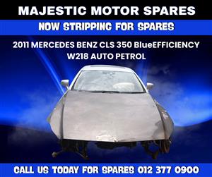 2011 Mercedes-Benz CLS 350 BlueEFFICIENCY W218 Auto Petrol – Stripping for Spare