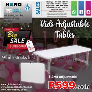 Kids Adjustable tables