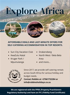 SELF-CATERING HOLIDAY UNITS WE HAVE AVAILABLE AT BELOW COST PRICE