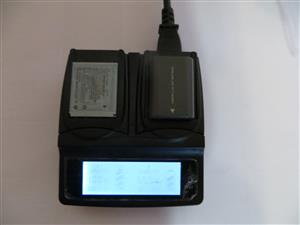 Professional camera battery charger