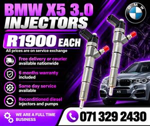BMW X5 3.0 INJECTORS FOR SALE WITH WARRANTY 