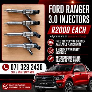 FORD RANGER 3.0 INJECTORS FOR SALE WITH WARRANTY 
