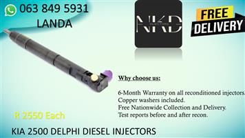 KIA 2500 DIESEL INJECTORS FOR SALE IN BENONI GAUTENG 
