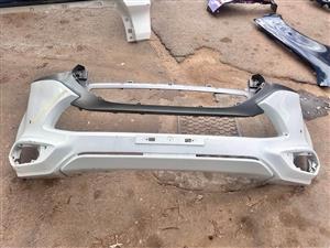 Isuzu Mu-x SUV front bumper