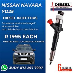 Nissan Navara YD25 Diesel Injectors for sale