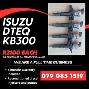 ISUZU DTEQ KB300 INJECTORS FOR SALE WITH WARRANTY 