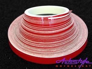 Red Pin Striping 6mm x 10m