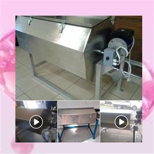 “Food‑grade stainless steel blending machines, 50–300kg, faster ribbon‑quality m