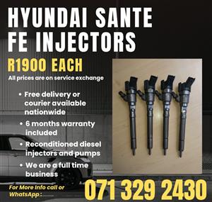 HYUNDAI SANTA FE 2.2 INJECTORS FOR SALE WITH WARRANTY INCLUDED 