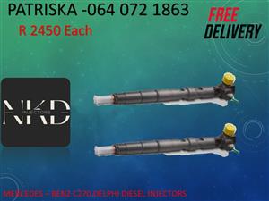 MERCEDES C270 DELPHI DIESEL INJECTORS FOR SALE