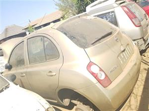 Nissan micra stripping for spares Contact us while stock lasts