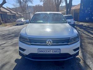2020 VW TIGUAN ALLSPACE 2.0 PETROL ENGINE, AUTOMATIC, WHITE COLOR, MILEAGE