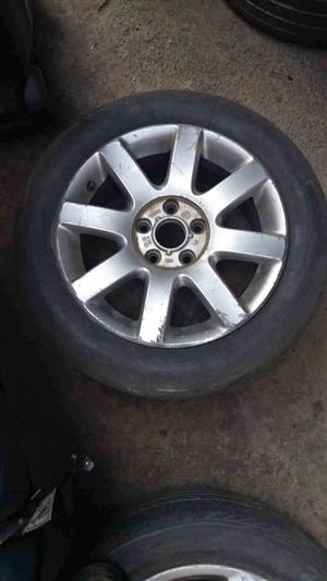 VW tyres and magrims 195/60 R16 set of 2