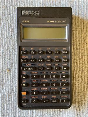 HP Calculator 42S  Scientific