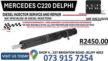 Mercedes C220 Delphi Diesel Injectors 