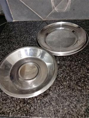 Stainless Steel Dinner and Drinkware for camping