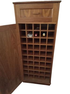 Vintage Kiaat Wine Cabinet