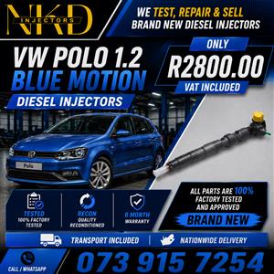 Vw Polo 1.2L BlueMotion Diesel Injectors 