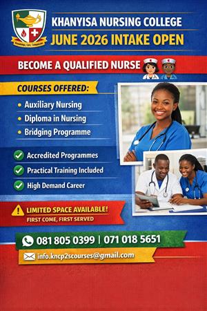 Khanyisa Nursing College Open Applications 