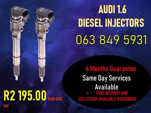 AUDI 1.6 DIESEL INJECTORS 