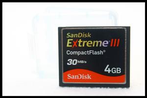 SanDisk Extreme III 4GB Compact Flash 30MB/s