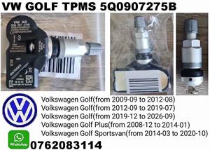 VW Golf TPMS tyre pressure monitor sensors