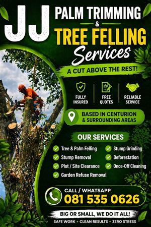 JJ Palm Trimming & Tree Felling Services